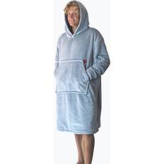 Unisex Opvarmet Ekstra Blød Poncho USB - Grå