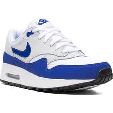 Leather Trainers Nike Air Max 1 Lace-Up Sneakers Kids - White