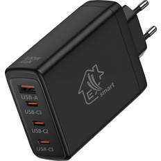 Extralink Smart Life Hurtigoplader 100W GaN 3x USB-C USB-A CHARESL01