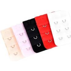 Bra Extenders Sodial Woman 3 X 2 Hook Bra Extenders Strap Light - Beige Black