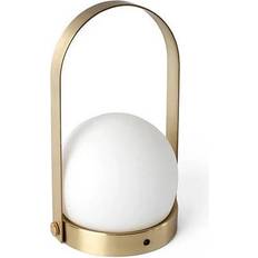 Carrie Brushed Brass/White