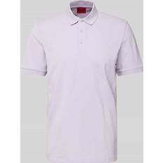 HUGO BOSS Purple Polo Shirts HUGO BOSS Donos222 Polo Shirt - Purple