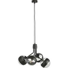 4 Sort Stribe Pendellampe Ø14 cm E14 230V