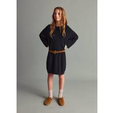 Boys - Cotton Dresses Mango Knit Midi Dress Kids - Navy