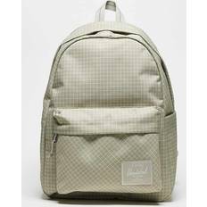 Väskor Herschel Supply Co Classic Backpack Light Green Grid Print - White