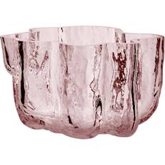 Kosta Boda Rosa Värmeljuslyktor Kosta Boda Crackle Ljuslykta 58 mm - Rosa Värmeljuslykta