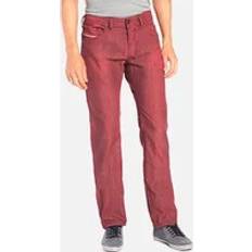 Men - Purple Jeans Diesel Denim Jeans Regular Slim Trouser Casual Straight Pants - Red