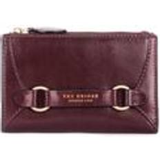 Logo Front Zip Wallet Med Clip - Brun