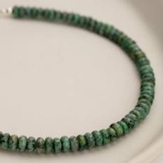 Turquoise Anklets John Greed Signature Silver African Turquoise Gemstone Anklet - Blue/Silver