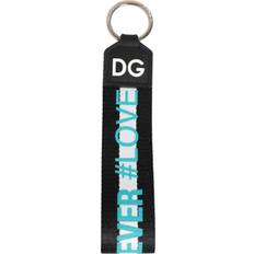 Keyring Multicolor Logo Polyester Brass Holder Keychain