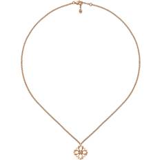 Gucci Rose Gold Necklaces Gucci Flora 18ct Rose Gold Diamond Chain Necklace