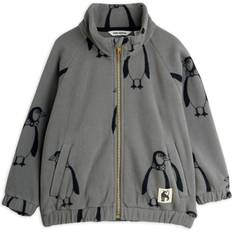24-36M - Piger Fleecejakker Mini Rodini Recycled Penguin Fleecejakke - Grå