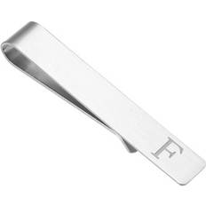 Silver Tie Clips Uxcell Initial Letter F Necktie Tie Bar Pinch Clips - Silver Tone