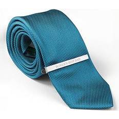 Tie Clips on sale Treat Republic Personalised Rhodium Plated Tie Clip Print