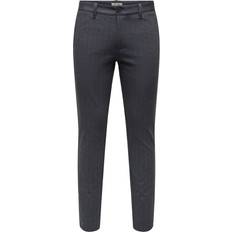 Rutiga Byxor Only & Sons Onsmark Slim Check Pant Night Sky