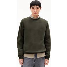 GOTS (Global Organic Textile Standard) Jumpers Armedangels Sweater Baaro Fleece Sweatshirt - Khaki