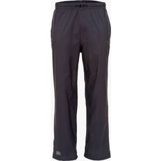 Nylon - Unisex Regntøj Highlander Regnbukser Unisex - Stow&Go - Grå-Sort - Small