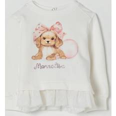 Yellow Knitted Sweaters Children's Clothing Monnalisa Sweater Kids - Yellow Cream