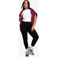 Underwear boohoo Basics Plus High Waisted Deep Waistband Legging - Black