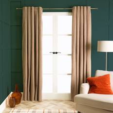 Bouclé Eyelet Blackout Curtains 66 x 90 in