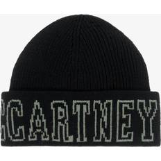 24-36M - Boys Beanies Stella McCartney Kids Boys Black Beanie Hat With Logo