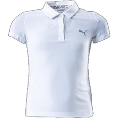 Puma Women Polo Shirts Puma Polo Shirt Essemtials White Polo Top
