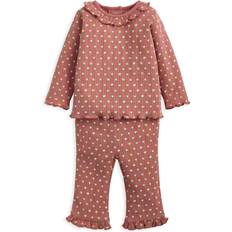 Baby Girls 2 Piece Flowerbed Jersey Set Pink