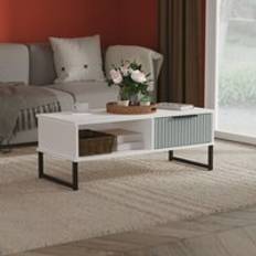 Furniture Ready Assembled 2 U Menai 1 Drawer Duck Egg Blue Coffee Table