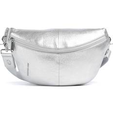 Silver Bum Bags Mandarina Duck Mellow Metal Fanny Pack - Silver