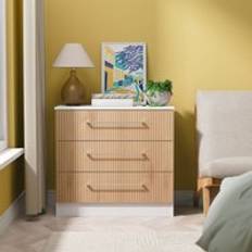 Furniture Ready Assembled 2 U Gloucester 3 White Chest of Drawer