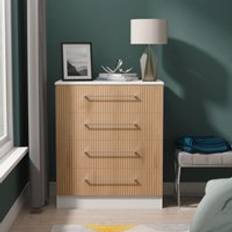 Furniture Ready Assembled 2 U Gloucester 4 White Chest of Drawer