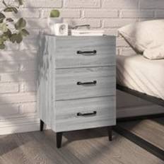 Furniture Berkfield Home Cabinet Grey Sonoma 40x40x66 cm Bedside Table