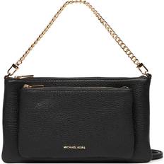 Michael Kors Skuldertasker Michael Kors Jet Set Skuldertaske Medium Klassisk Læder - Sort