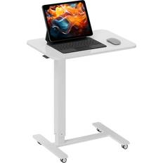 Yes (Electric) Writing Desks Homcom Height Adjustable Standing With Wheels Writing Desk