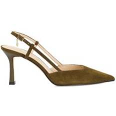 Green Heeled Sandals Dune London Composure Suede Heeled Sandals - Green
