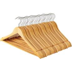 Natural Hangers Harbour Housewares Solid Wood Multi-Layer Pack Hanger