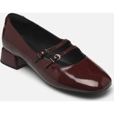 Clarks Heels & Pumps Clarks Daiss 30 Shine Burgundy Patent Mary Jane - Red
