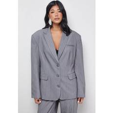 Grey - Women Blazers Warehouse Blazer Womens Casual Jackets - Grey