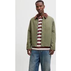 Brun - Læderjakker Jack & Jones Overgangsjakke Jjwilliam Brun/Grøn