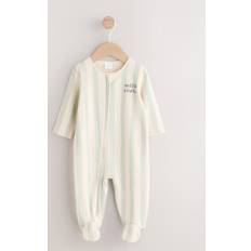 Lynlås Bodyer Børnetøj NEXT Sparkedragt Body - Lysebeige/Pastelgrøn
