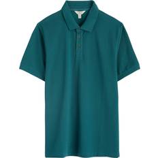 GOTS (Global Organic Textile Standard) - Herre Polotrøjer Seasalt Cornwall Bluser And T-Shirts Balefire - Smaragd