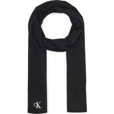 Herre - Viskose Halstørklæde & Sjal Calvin Klein Signature Logo Scarf - Black