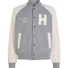 Tommy Hilfiger Bomull Ytterkläder Tommy Hilfiger Övergångsjacka Varsity - Kräm/Gråmelerad/Vit
