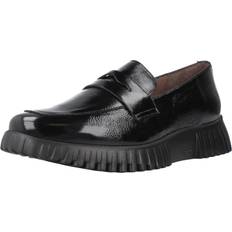 Syntetisk Mokkasiner Wonders A-4402 Mokkasiner Flexfly 02 - Sort