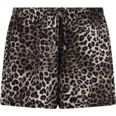 Hunkemöller Nattøj Hunkemöller Satinshorts sort - XL