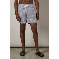 Burton Badkläder Burton Mens Off White Print Swim Shorts