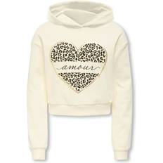 Beige Hoodies Kids Only Hoodie - Ecru