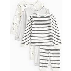Multicoloured Pyjamases Children's Clothing Tu Printed Pyjama Sets 3 Pack