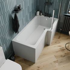 Bathtubs Affine 1600mm L Shaped RH Shower Bath