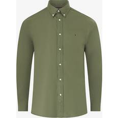 Tommy Hilfiger Skjorter Tommy Hilfiger Flex Flannel Solid RF Shirt - Navy/Rød/Hvid
